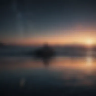 Stars and Reflection A starry sky reflecting on the calm ocean waters