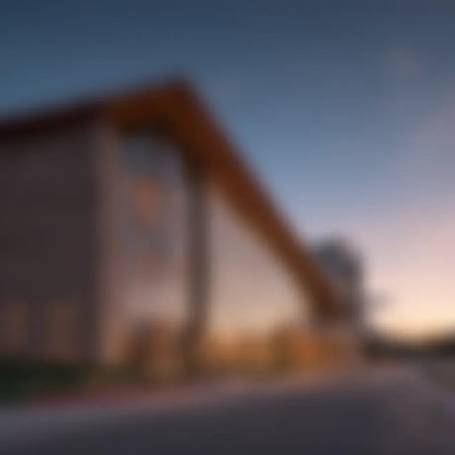 Exterior view of Overland Park Community Church showcasing its architecture