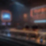 A vibrant stage setup showcasing San Holo's artistic vision