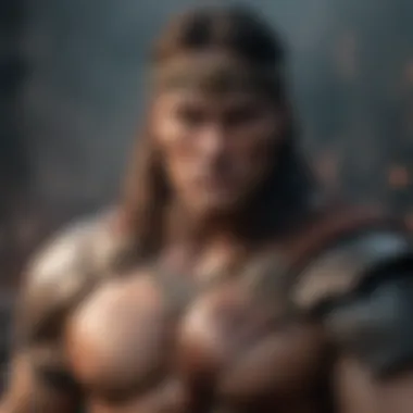 The Formidable Warrior Portrait of Conan as a formidable warrior