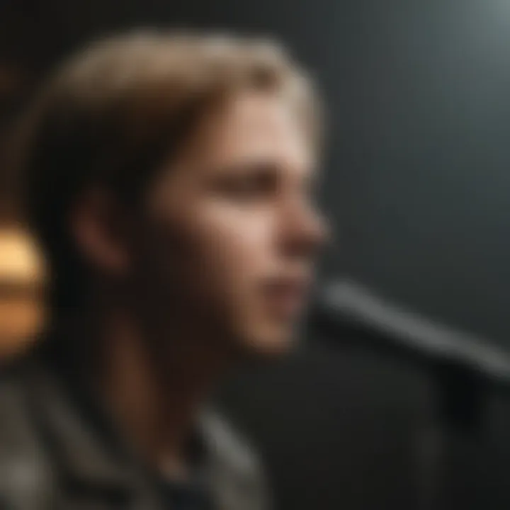 Tom Odell captivating the audience with a heartfelt performance