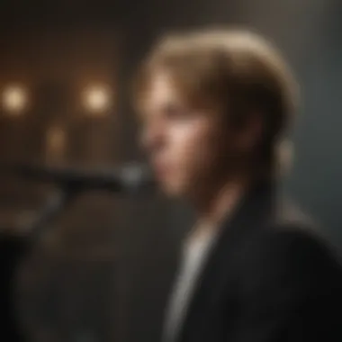 Tom Odell showcasing his musical artistry on stage