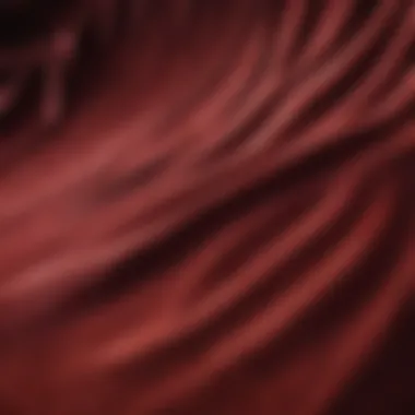 The Richness of Velvetine Textures A close-up of a vibrant velvet texture reflecting rich musicality