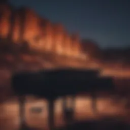 Flume performing live at Red Rocks, captivating the audience with stunning visuals and sound.