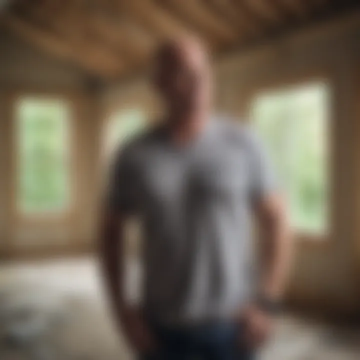 Mike Holmes inspecting a home renovation project