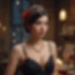 Kiki de Montparnasse in a bohemian setting