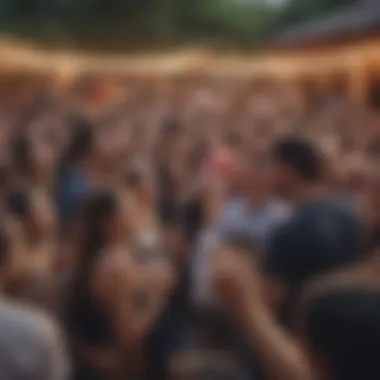 A group of artists engaging with the audience during the Kokua Festival.