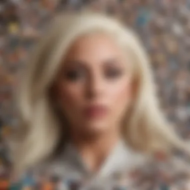 Evolution as an Artist A collage of Lady Gaga's album covers highlighting her evolution as an artist.
