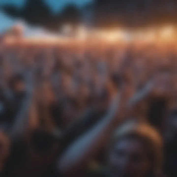 Crowd enjoying a vibrant performance at Leeds Music Festival