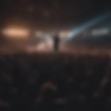 The Thrill of Live Performance An exhilarating moment during a Los Intocables concert