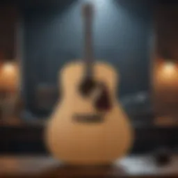 Acoustic guitar symbolizing the essence of 'Simple Man'