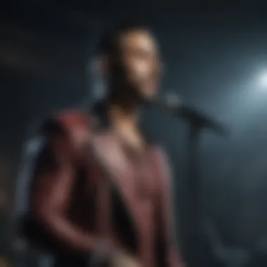 Dynamic Stage Presence of Maluma Maluma performing live on stage