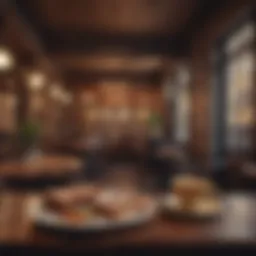 A cozy Parisian café atmosphere with live music