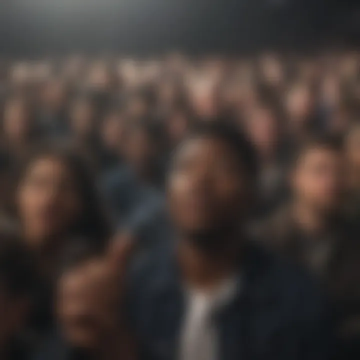 Crowd enjoying a Mick Jenkins concert