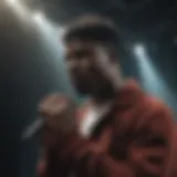 Mick Jenkins performing live on stage