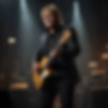 Mike Peters performing on stage