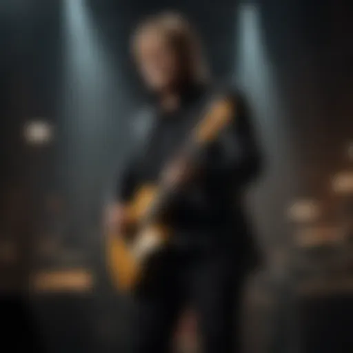 Mike Peters performing on stage