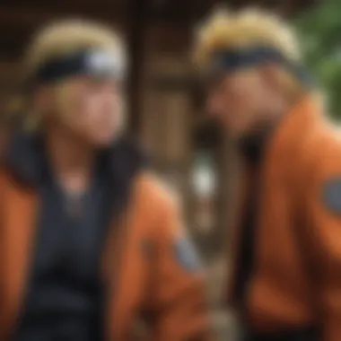 The mentor-student relationship between Jiraiya and Naruto.