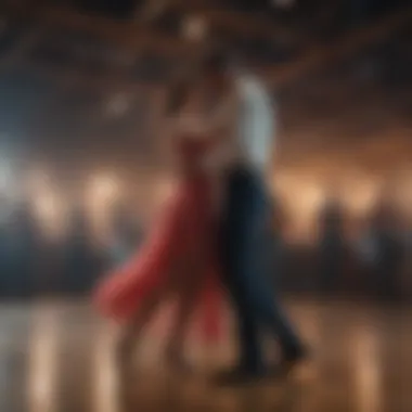 Emotional Connections: Celebrating Love Through Dance A couple sharing a heartfelt moment during their dance