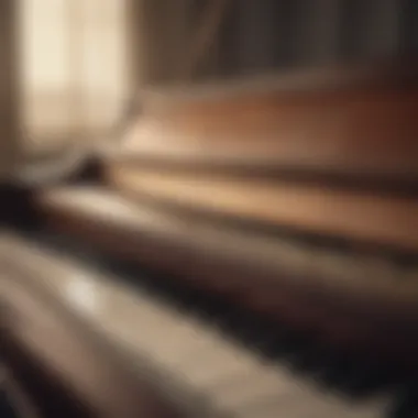 Sheet music of 'It's Been a Long Long Time' on a piano