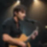 Phil Wickham performing on stage during his 2021 tour