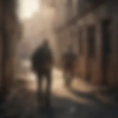 Dramatic Prison Escape Cinematic representation of a prison escape scene