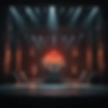 Dynamic Stage Design Stage setup with powerful visuals