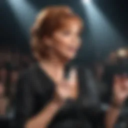 Reba McEntire performing live on stage