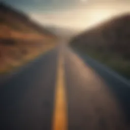 A winding road symbolizing life's journey