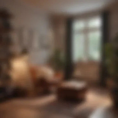 Creating Spaces for Relaxation: The Reading Nook A cozy reading nook with soft lighting and calming decor