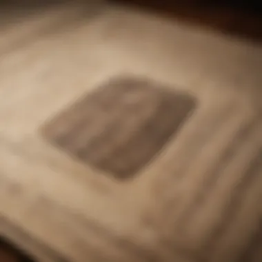 Historical Significance of Māori Script A close-up view of Māori script on a historical document