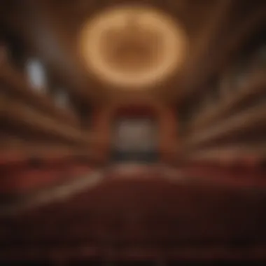 Acoustic Design of the Concert Hall Interior shot of the concert hall highlighting its acoustic design