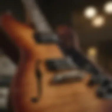 Close-up of Samantha Fish's guitar playing techniques