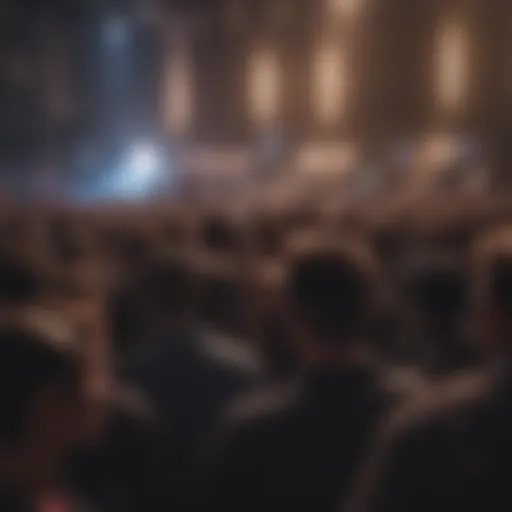 A vibrant concert scene showcasing a passionate audience connecting with the music.