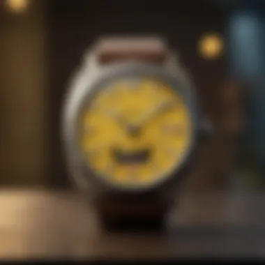 Nostalgic Elements of SpongeBob Watches An artistic representation of SpongeBob watches reflecting nostalgic elements