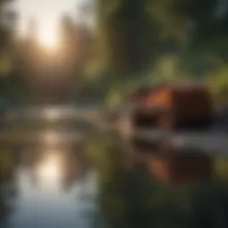 A serene landscape symbolizing tranquility and time in music