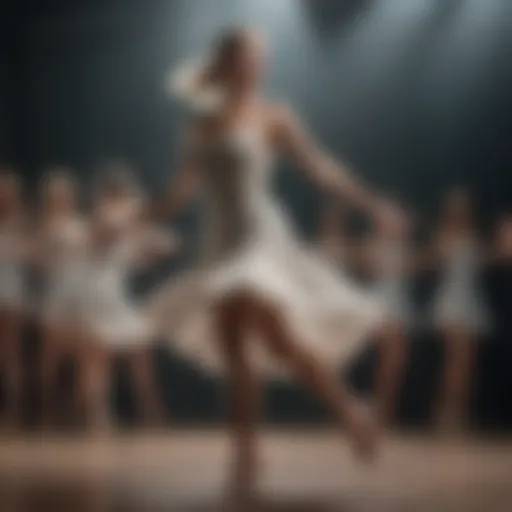 Heather Morris performing on stage showcasing her dance skills