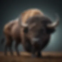 A striking visual of a buffalo symbolizing strength and innovation in music.