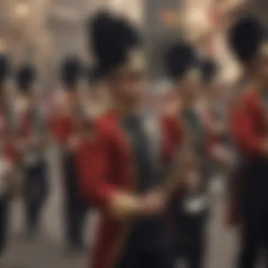 Historical Military Marching Band Historical military marching band in formation