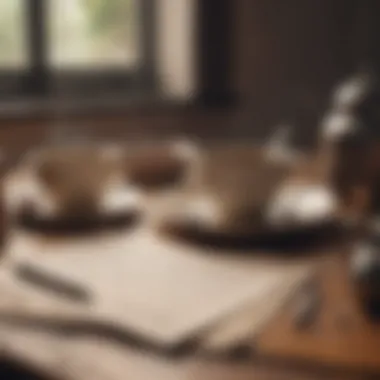 The Intimacy of Personal Letters A cozy scene with a cup of tea and an open letter
