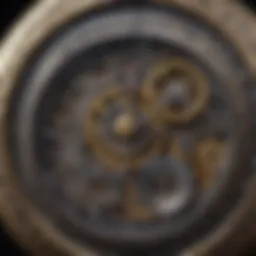 A vintage pocket watch showcasing intricate engravings and craftsmanship