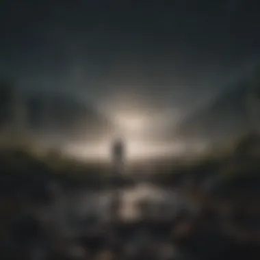 Exploring Experimental Sounds in Bon Iver's Discography An abstract representation of experimental sounds in Bon Iver's recent works