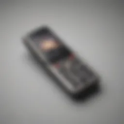 A vintage flip phone showcasing its iconic design