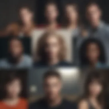 Diversity in Christian Music A collage of popular Christian bands representing various subgenres.