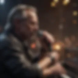 Frank Mars performing live at a music festival