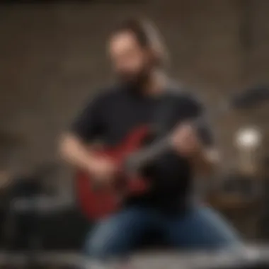 Inspiring the Next Generation of Guitarists John Petrucci teaching a guitar class
