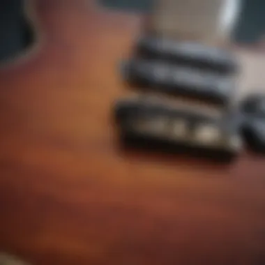 The Instrument of a Legend Close-up of John Petrucci's signature guitar