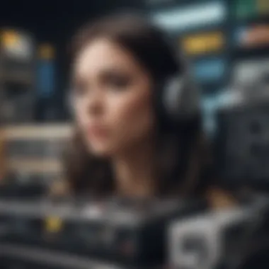 Technology's Impact on Music Consumption A modern digital platform showcasing the impact of technology on music