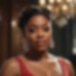 Tiffany Haddish showcasing her vibrant personality