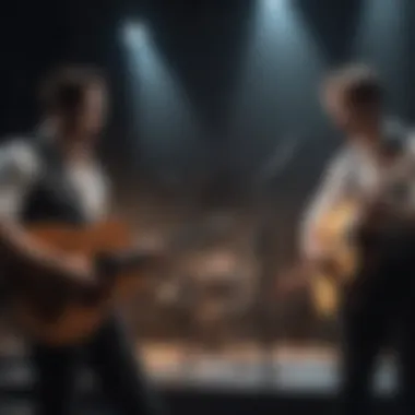 Live Performance of the Ward Brothers The Ward Brothers performing on stage